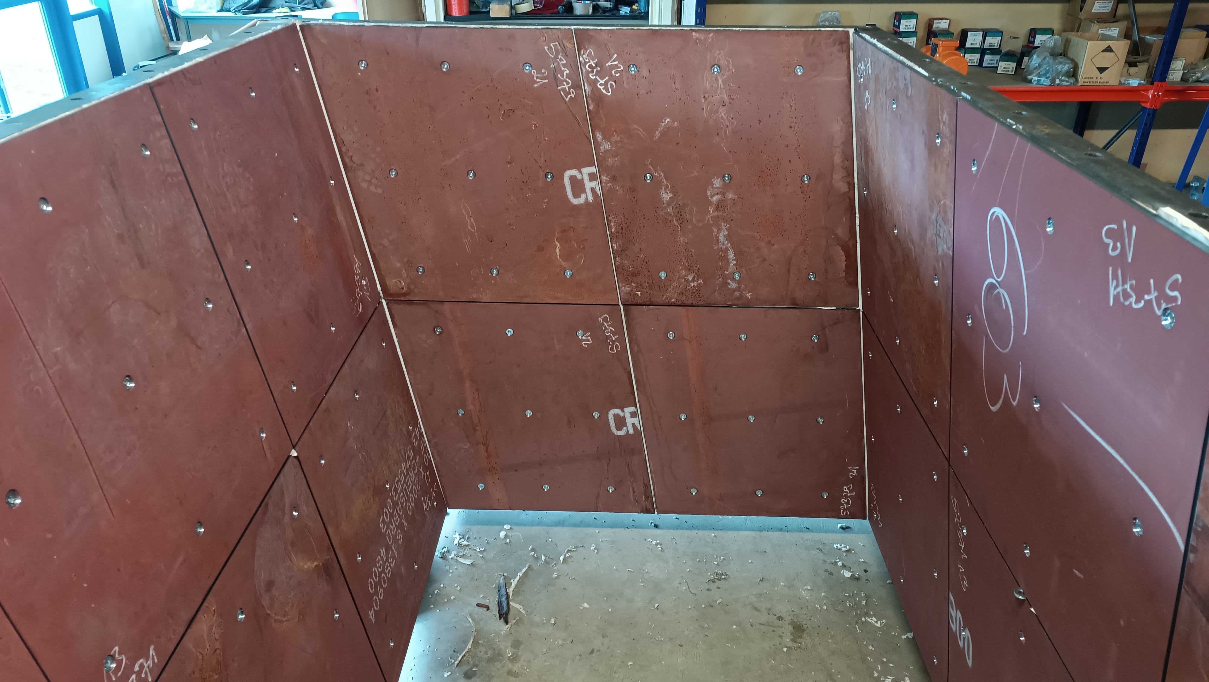 Trémie de descente d'ordures ménagères